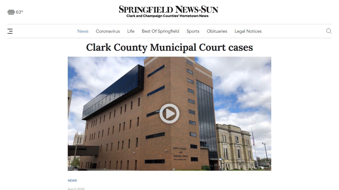 Clark County Municipal Court cases - springfieldnewssun.com