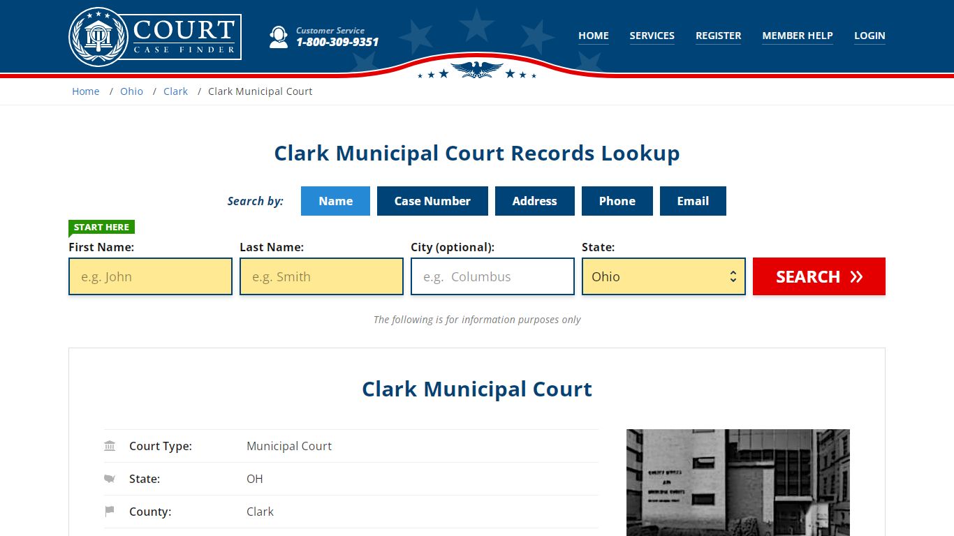 Clark Municipal Court Records Lookup - CourtCaseFinder.com